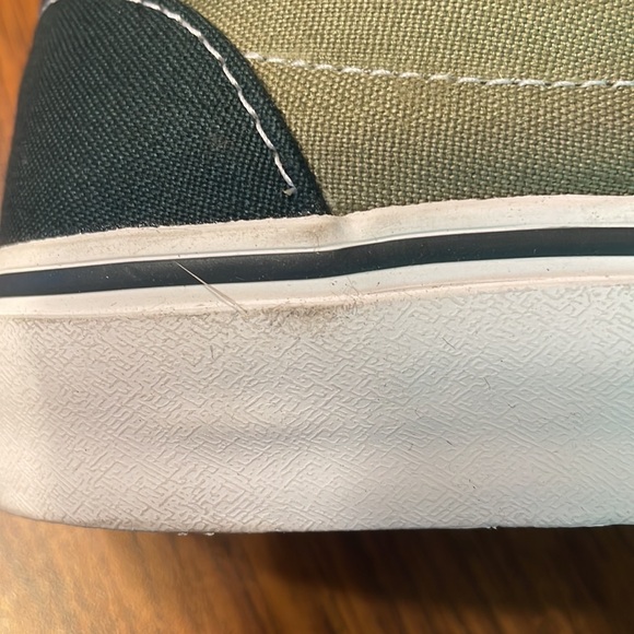 Vans Off-the-wall Era style sneaker, unisex, M5.5, W7. Darkest spruce/Moss Gray - Picture 11 of 15